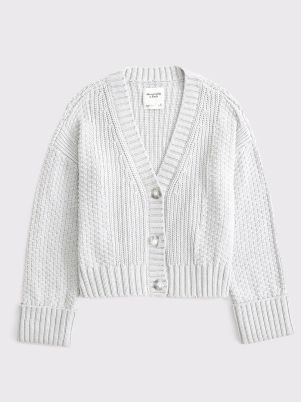 Abercrombie & Fitch Cameron Seed Stitch Cardigan - Picture 1 of 8
